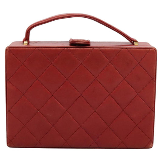 Chanel Cc Red Leather Handbag ()