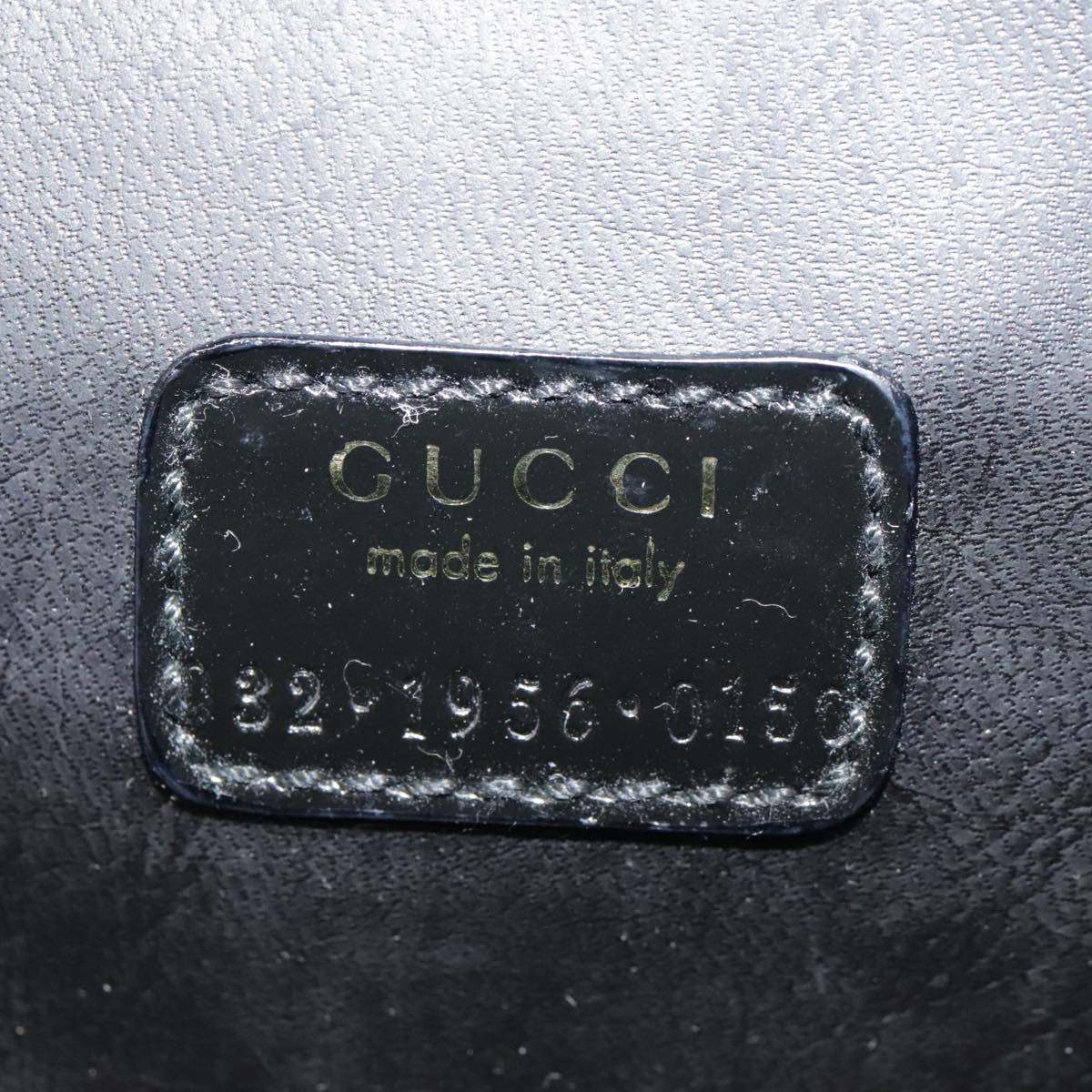 Gucci Bamboo Black Patent Leather Clutch Bag ()