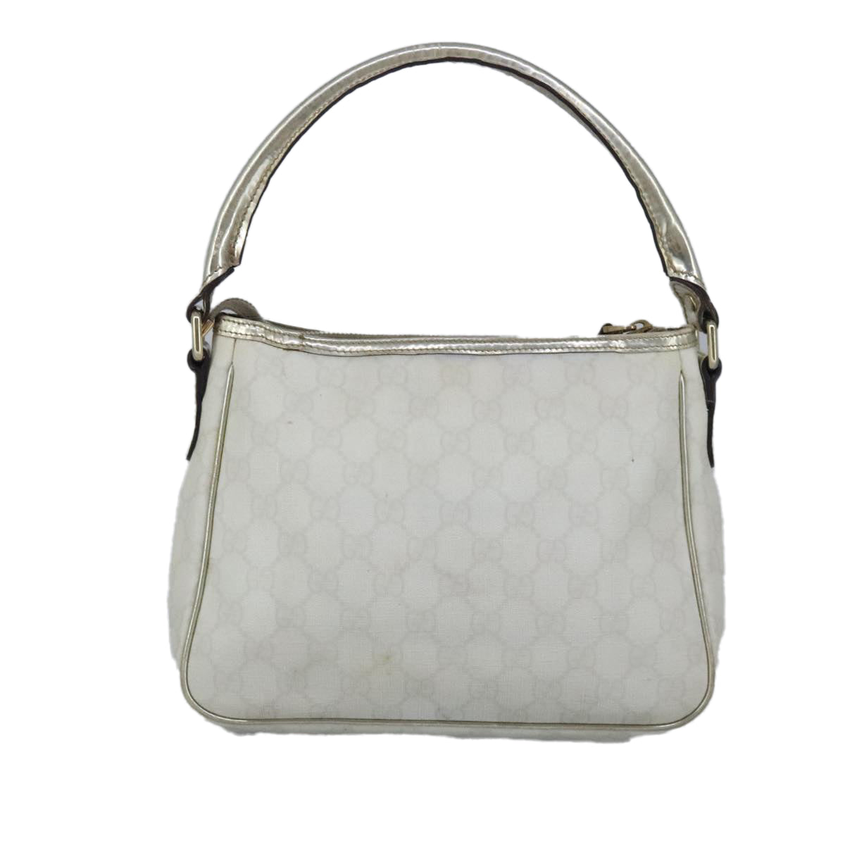 Gucci White Canvas Handbag ()