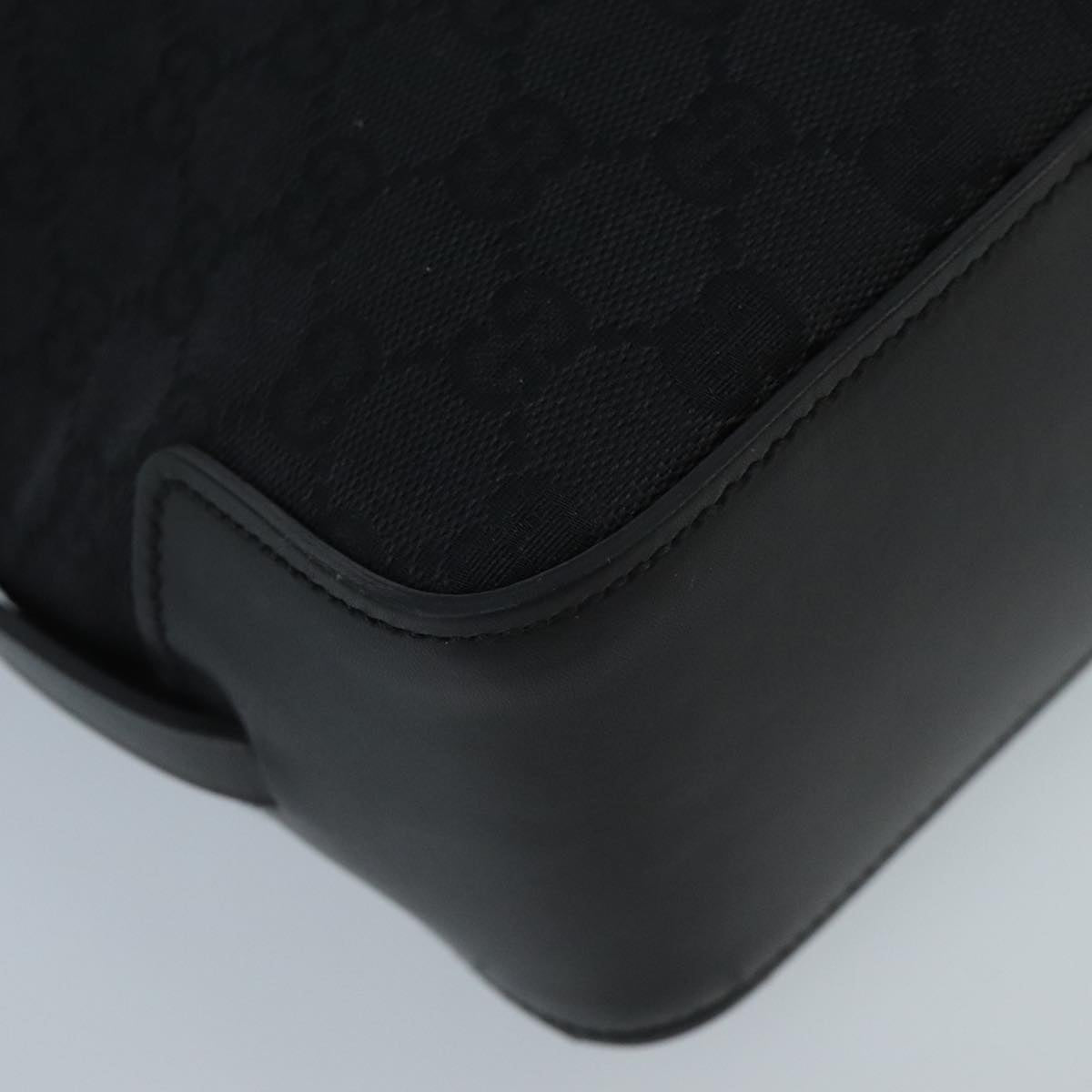 Gucci Black Canvas Tote Bag ()