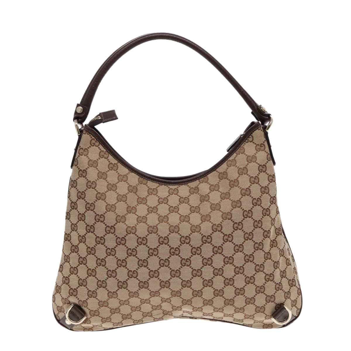 Gucci Abbey Beige Canvas Shoulder Bag ()