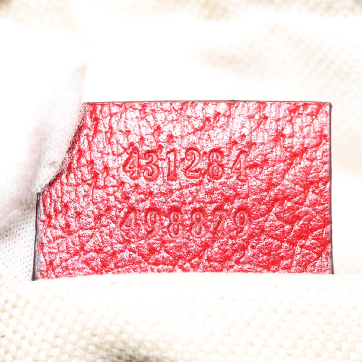 Gucci Animalier Red Leather Shoulder Bag ()