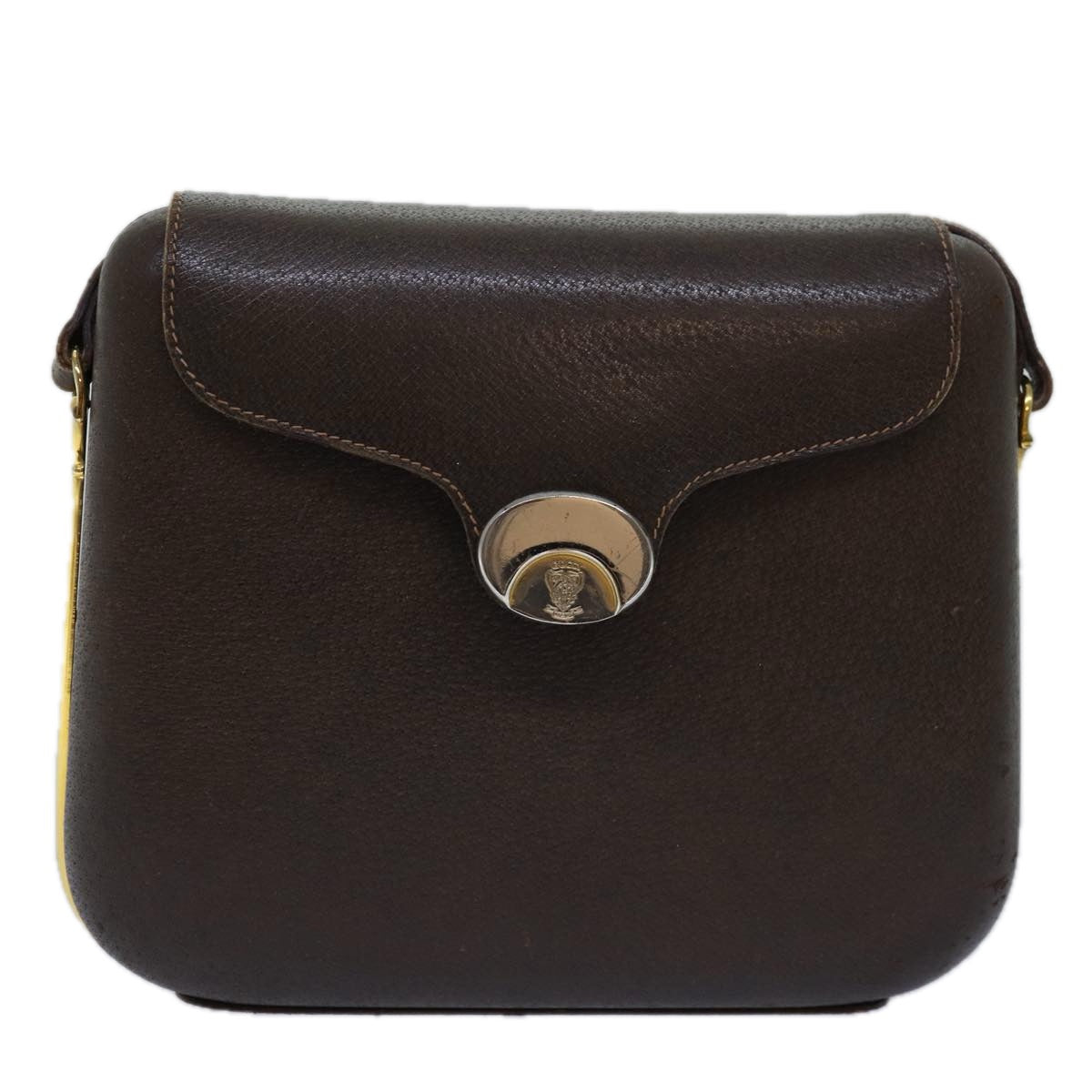 Gucci Vintage Brown Leather Clutch Bag ()