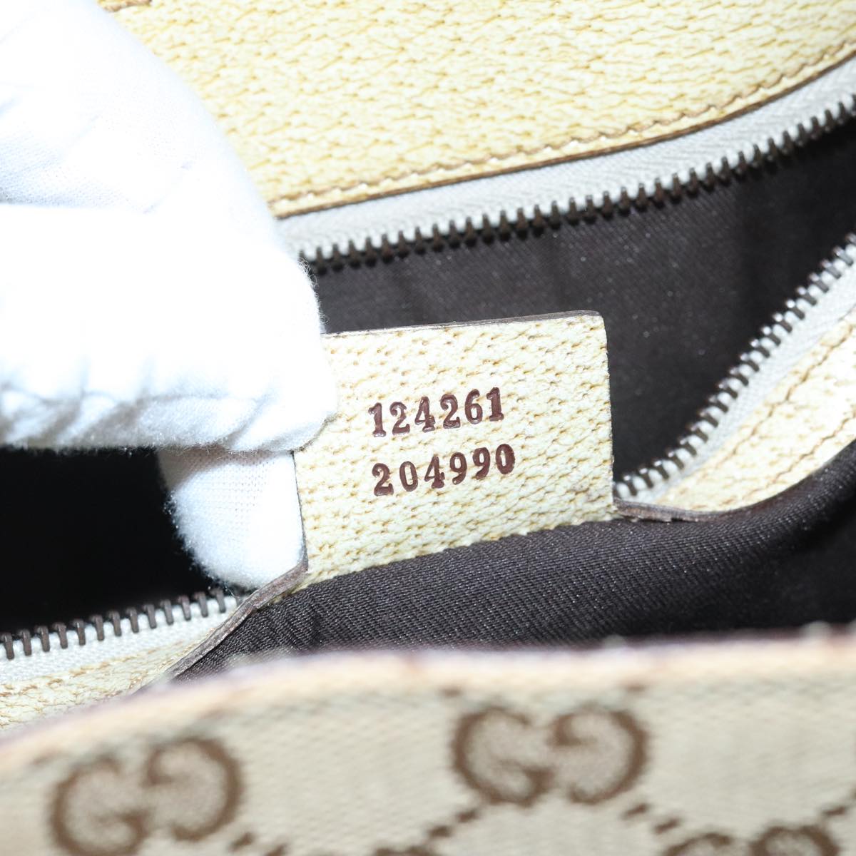 Gucci Beige Canvas Tote Bag ()