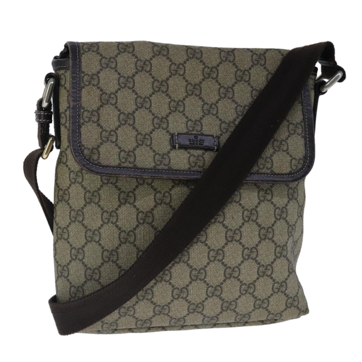 Gucci Beige Canvas Shoulder Bag ()