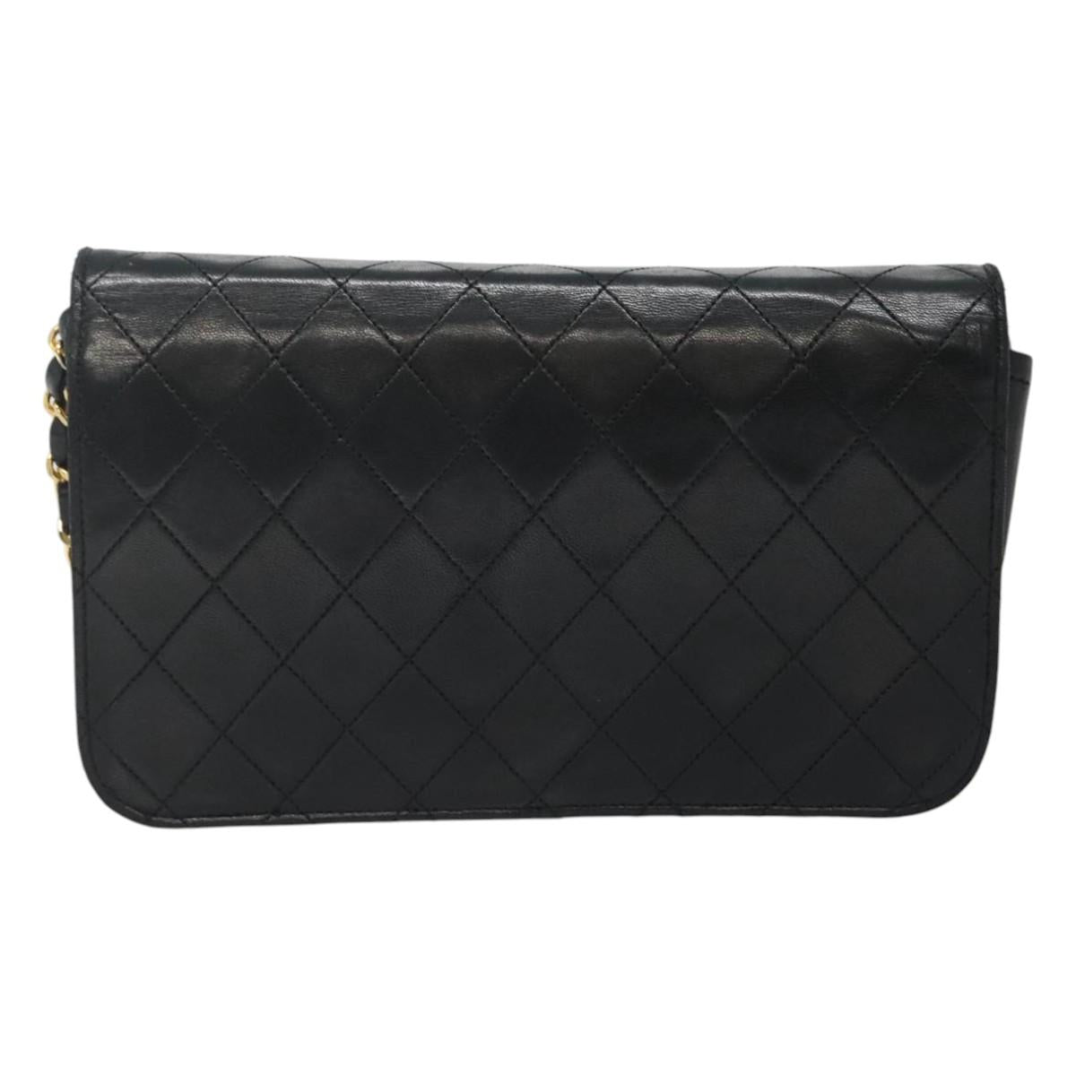 Chanel Wallet On Chain Black Leather Shoulder Bag ()