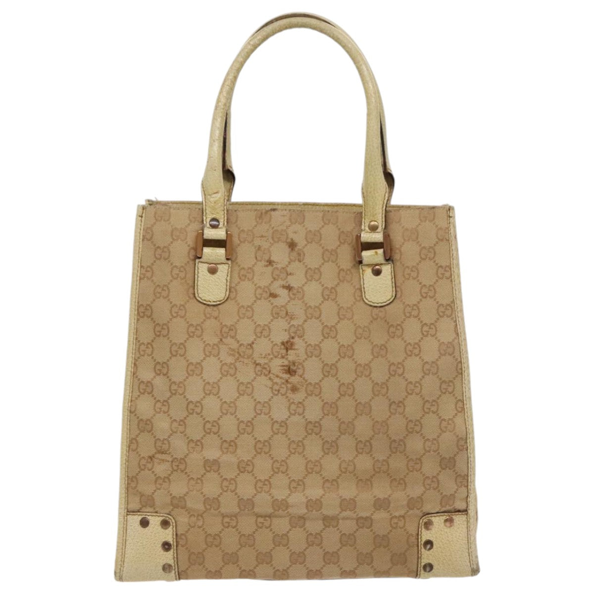 Gucci Beige Canvas Tote Bag ()