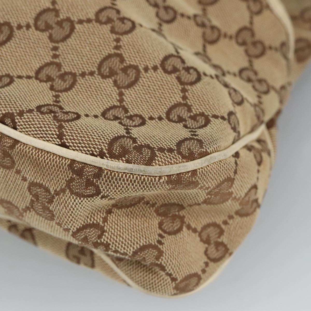 Gucci Beige Canvas Tote Bag ()