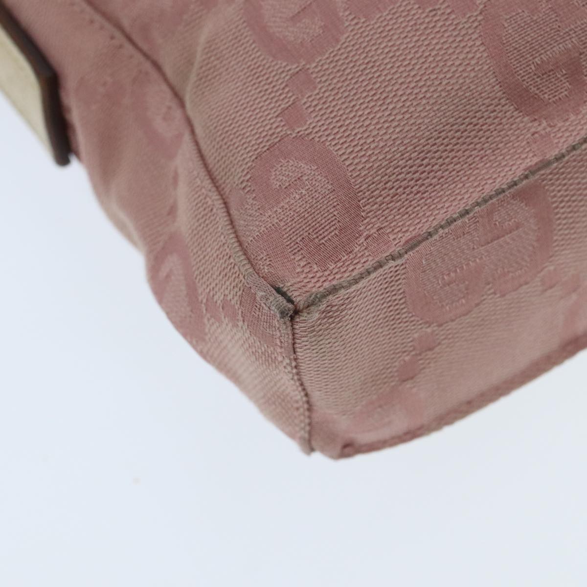 Gucci Gg Canvas Pink Canvas Shoulder Bag ()
