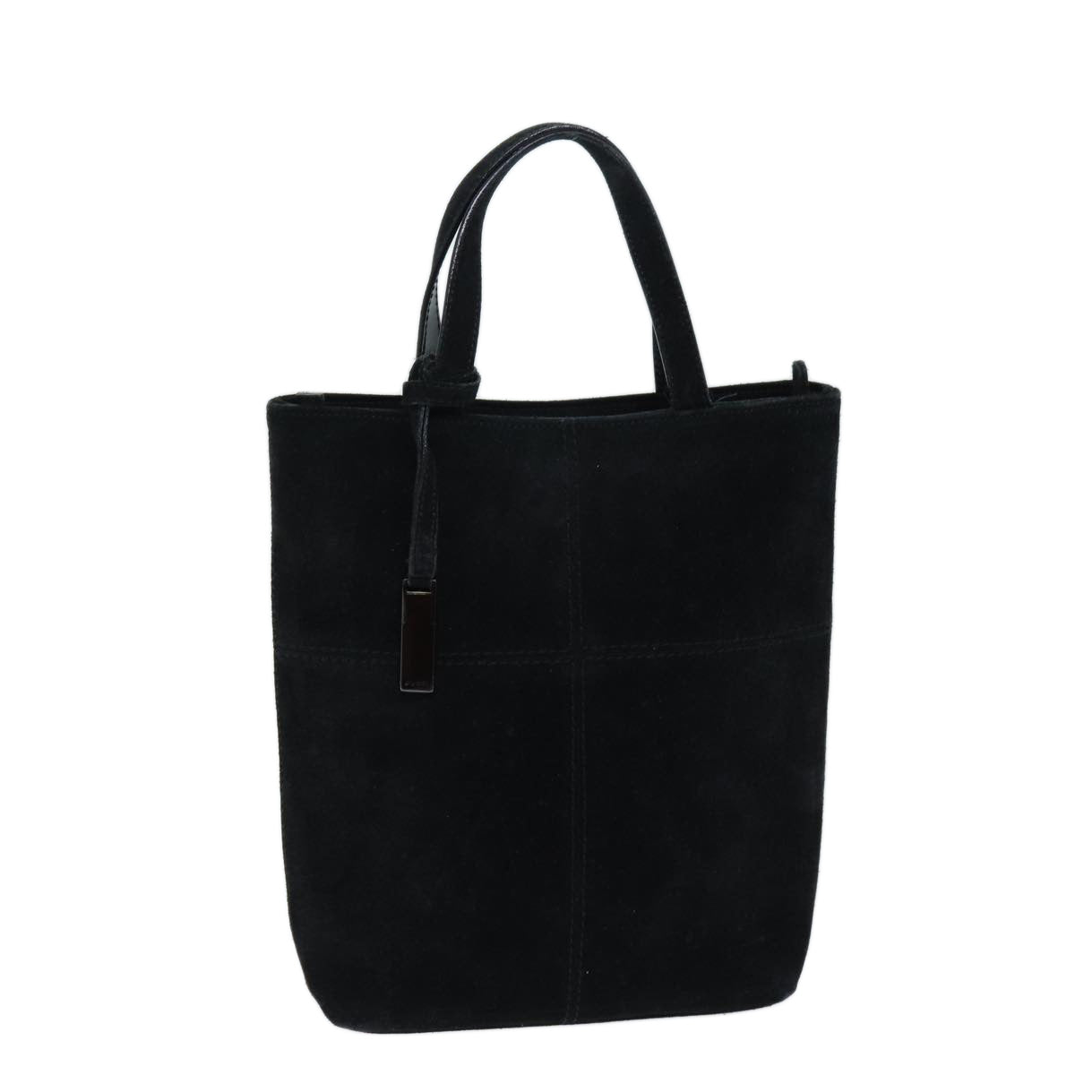 Gucci Sylvie Black Suede Handbag ()