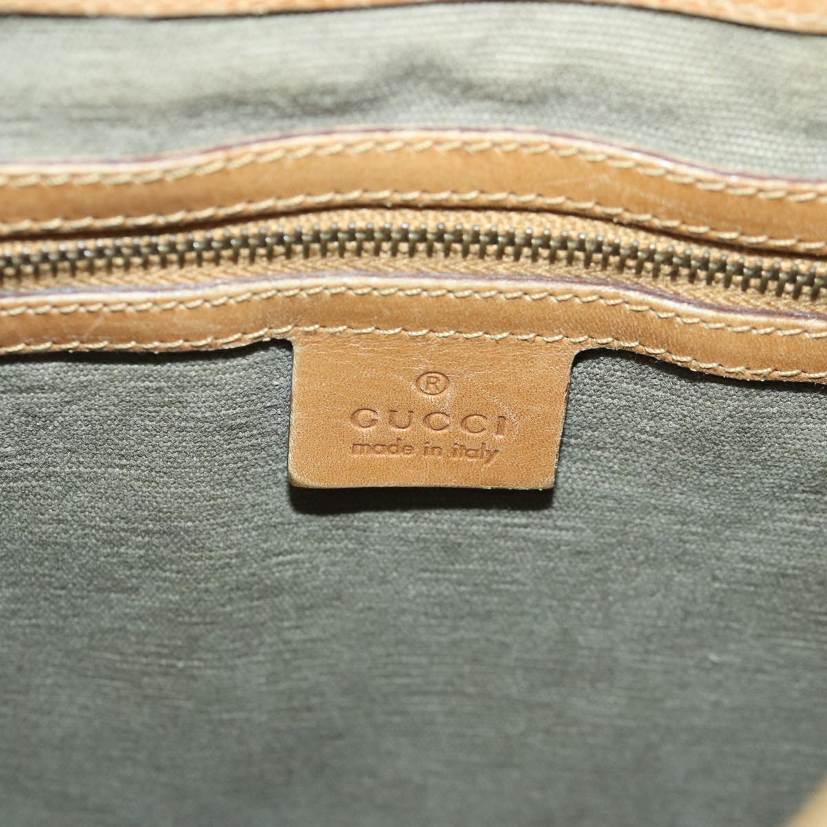 Gucci Beige Canvas Handbag ()
