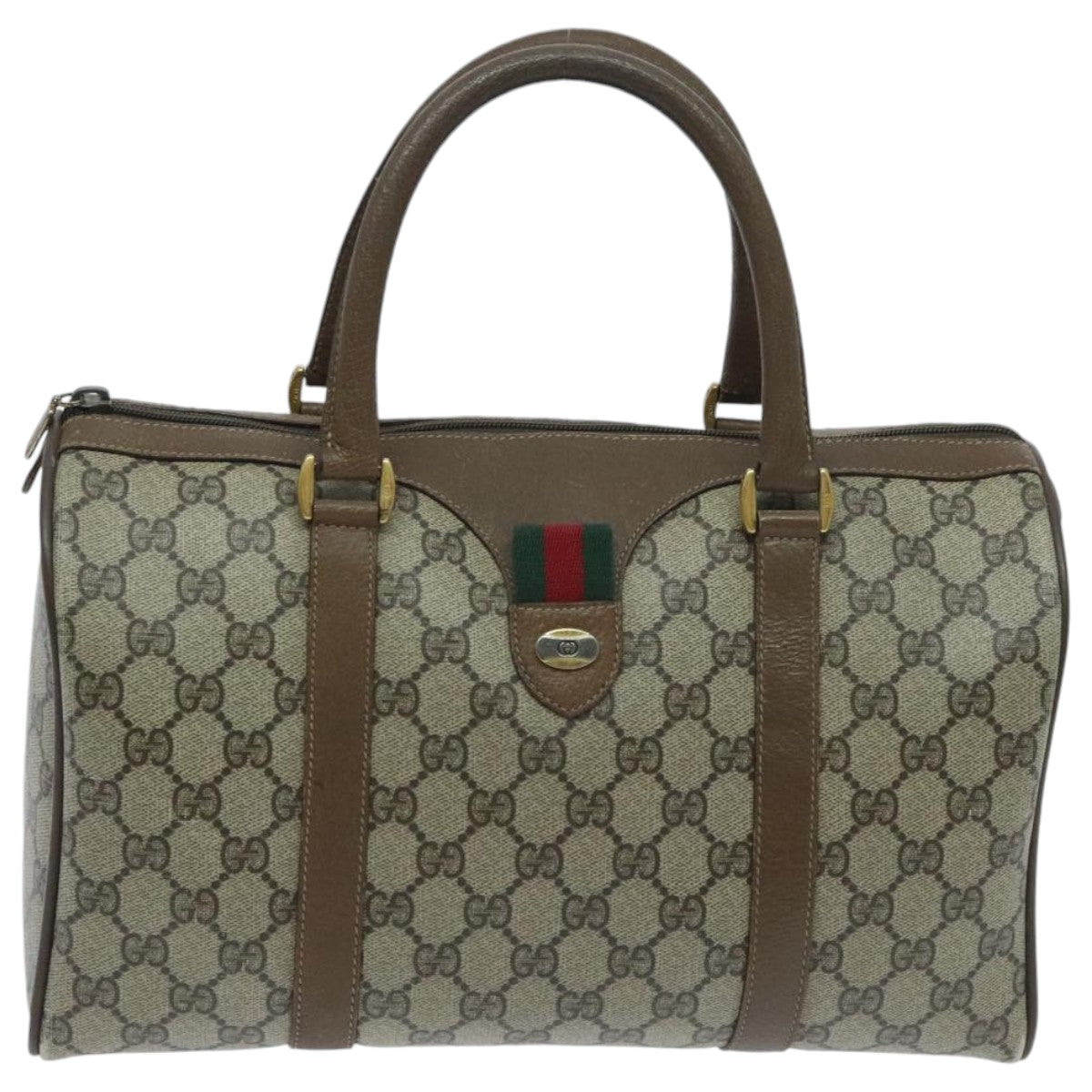 Gucci Ophidia Beige Canvas Travel Bag ()