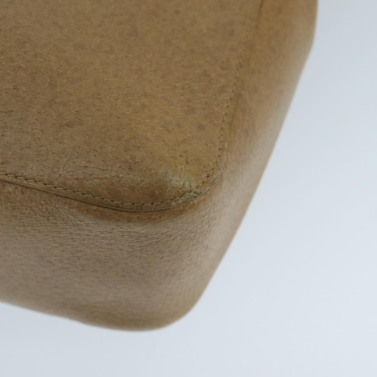 Gucci Bamboo Beige Leather Handbag ()