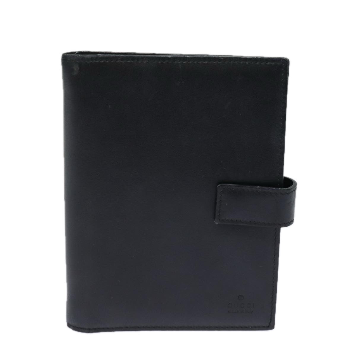 Gucci Couverture Agenda Black Leather Wallet  ()