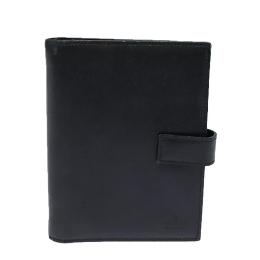 Gucci Couverture Agenda Black Leather Wallet  ()