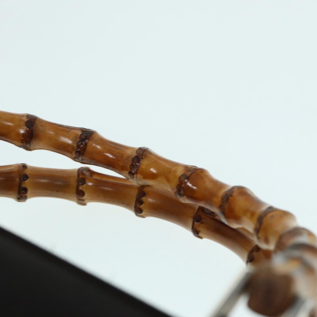 Gucci Bamboo Brown Synthetic Handbag ()