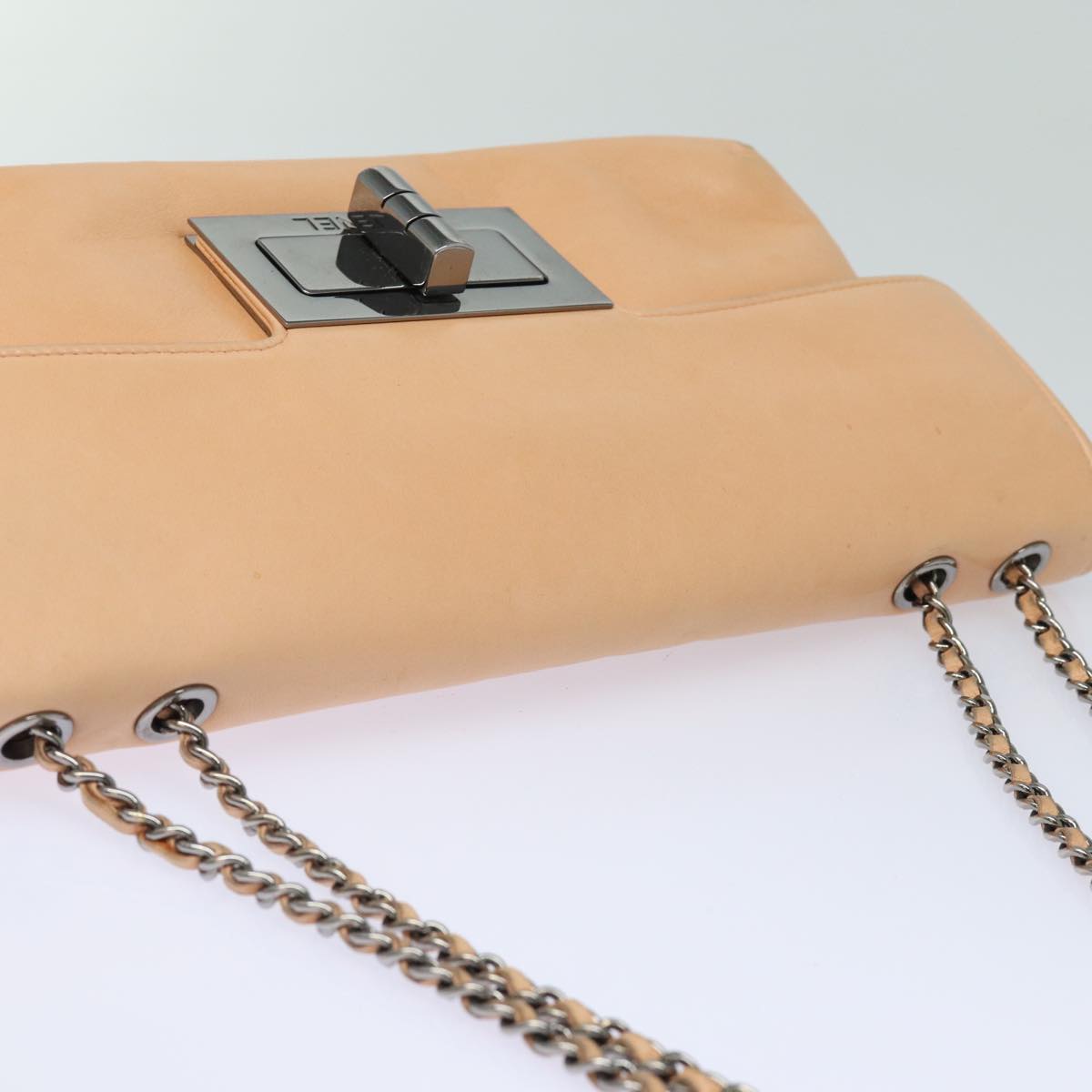 Chanel 2,55 Pink Leather Shoulder Bag ()