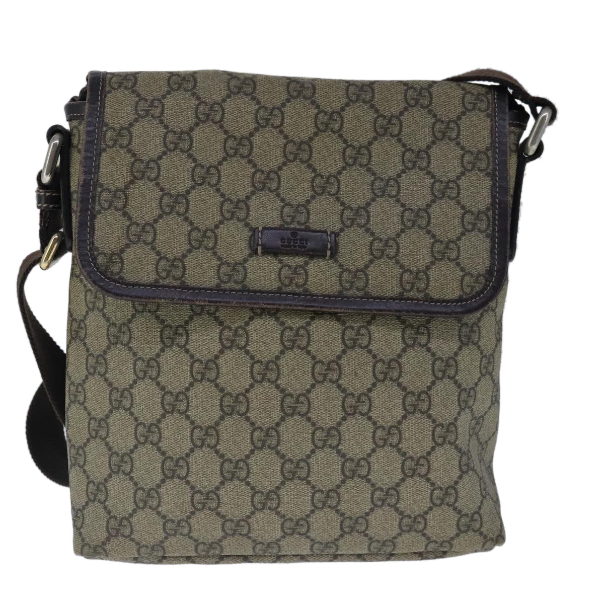 Gucci Beige Canvas Shoulder Bag ()