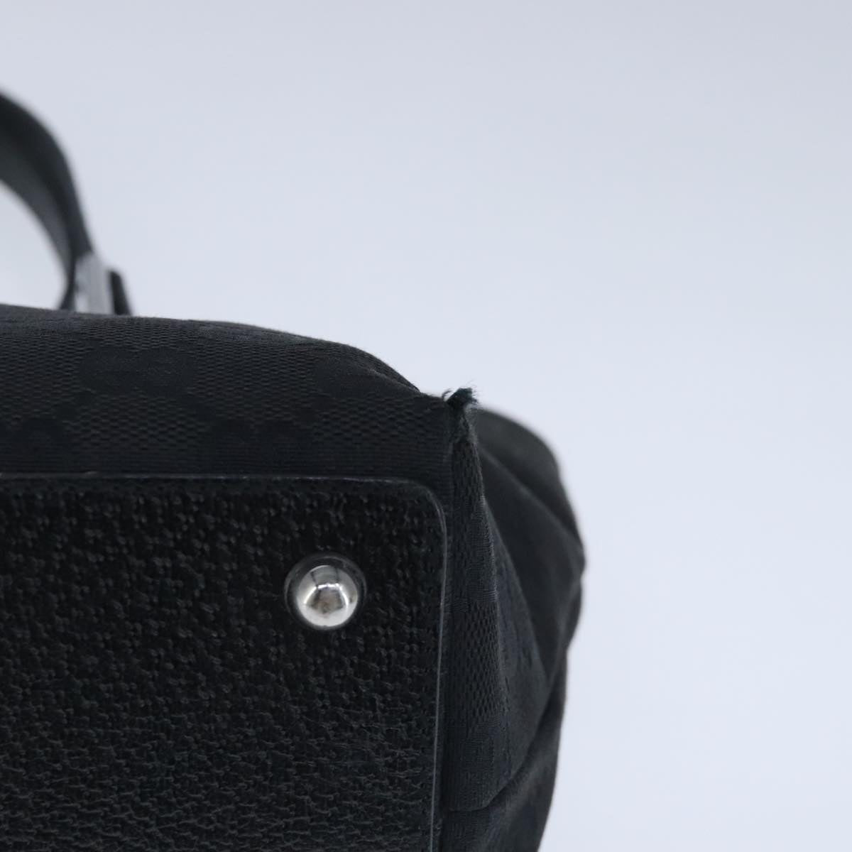 Gucci Black Canvas Tote Bag ()