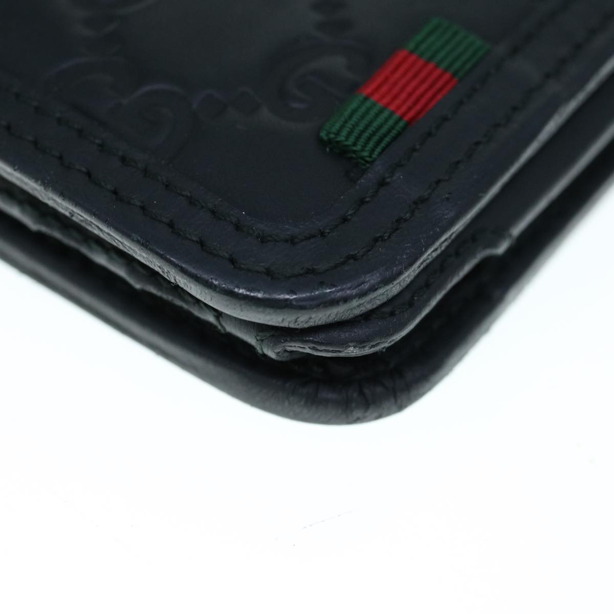 Gucci Guccissima Black Canvas Wallet  ()