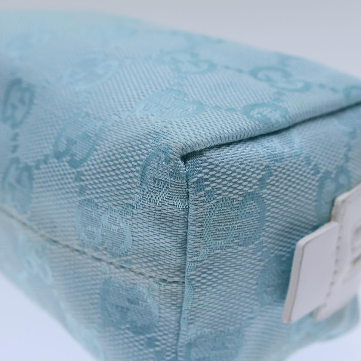 Gucci Gg Canvas Blue Canvas Clutch Bag ()