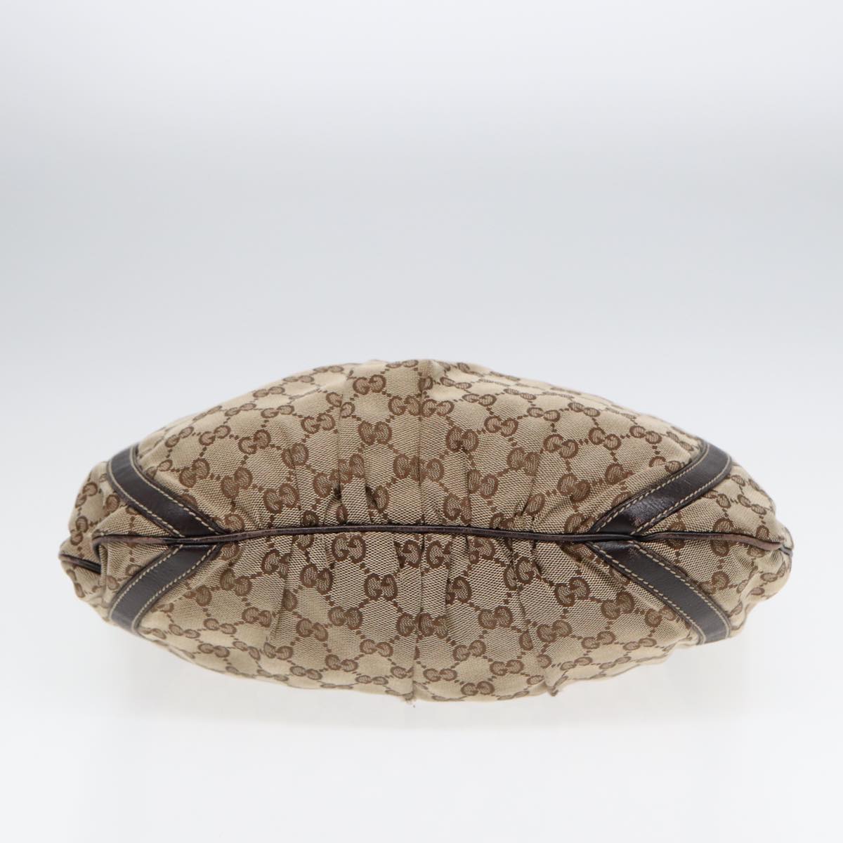 Gucci Abbey Brown Canvas Shoulder Bag ()