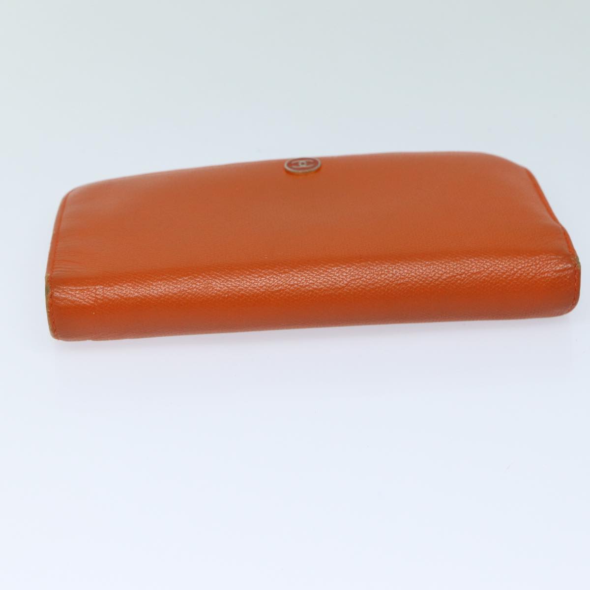 Chanel Orange Leather Wallet  ()