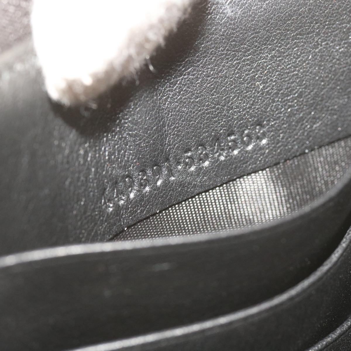 Gucci Guccissima Black Leather Wallet  ()