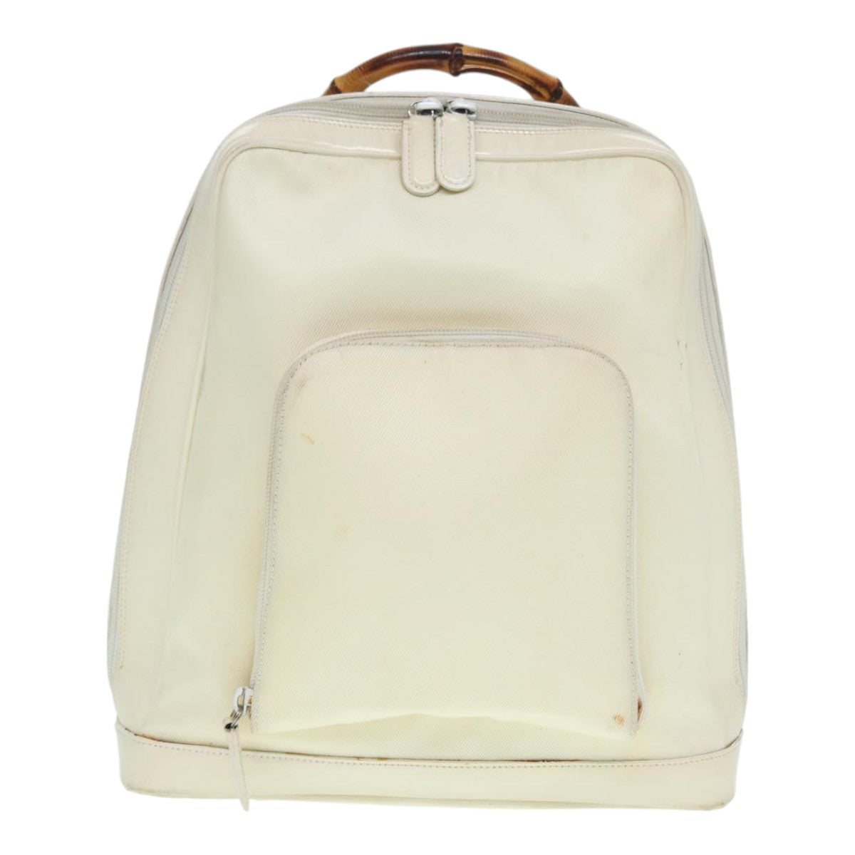 Gucci Bamboo White Leather Shoulder Bag ()