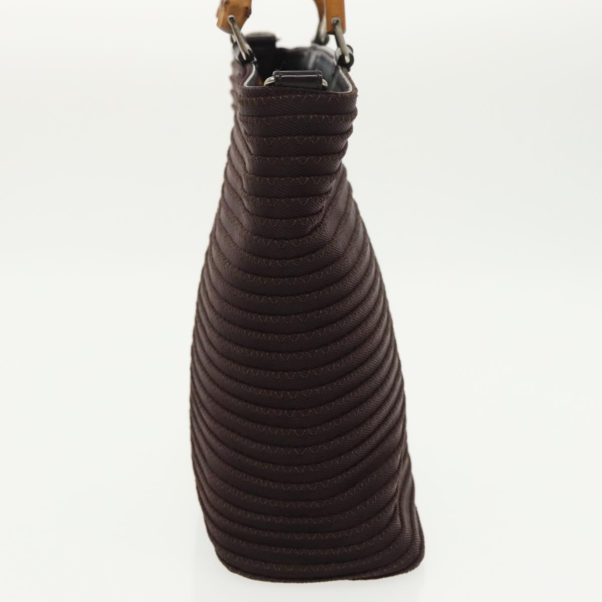 Gucci Bamboo Burgundy Synthetic Handbag ()