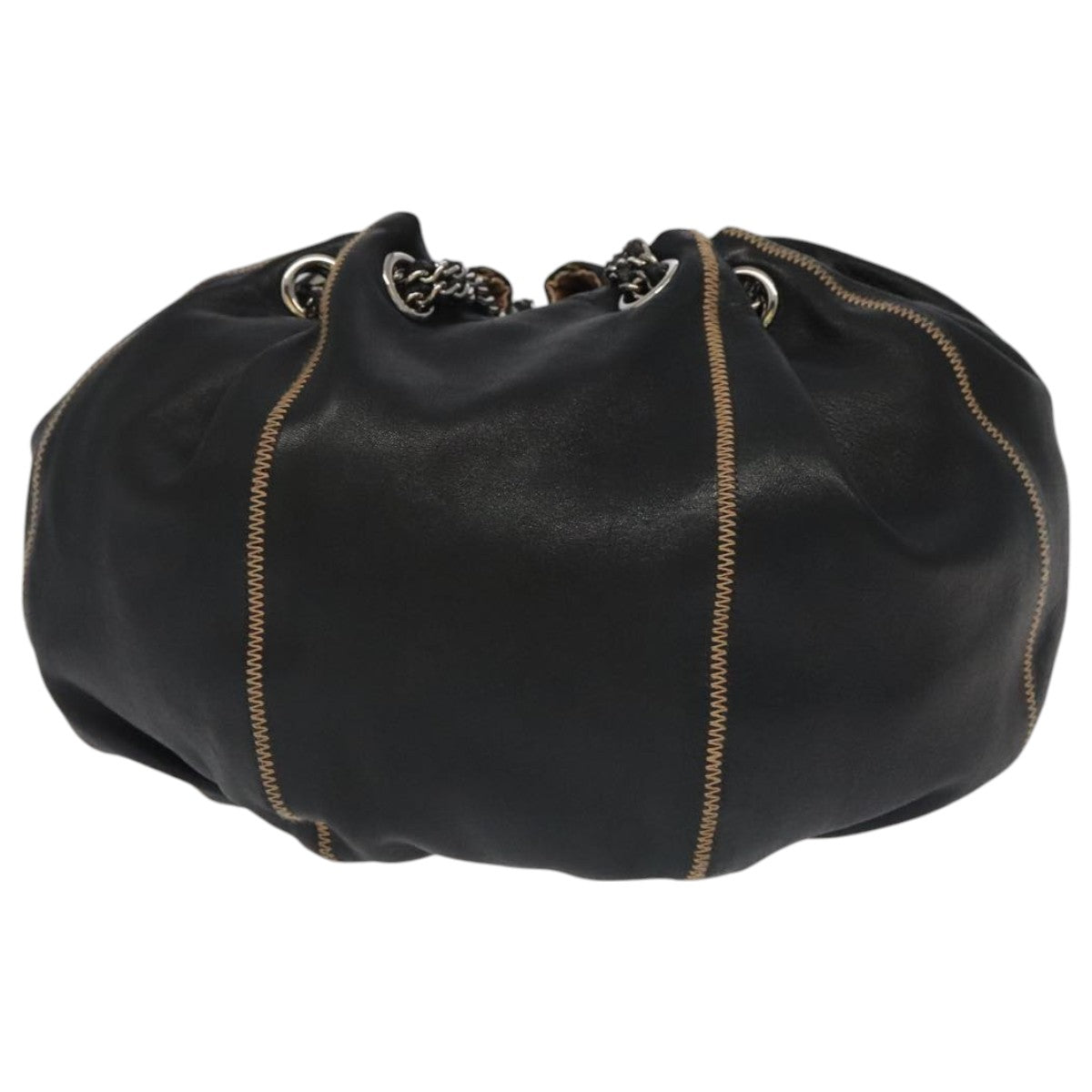 Chanel Black Leather Shoulder Bag ()