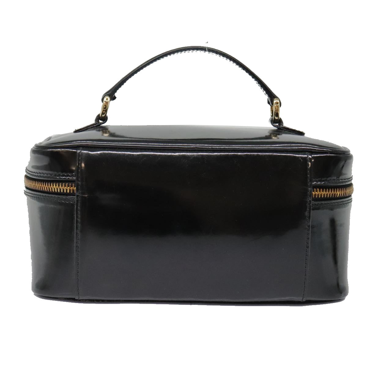 Gucci Bamboo Black Patent Leather Clutch Bag ()