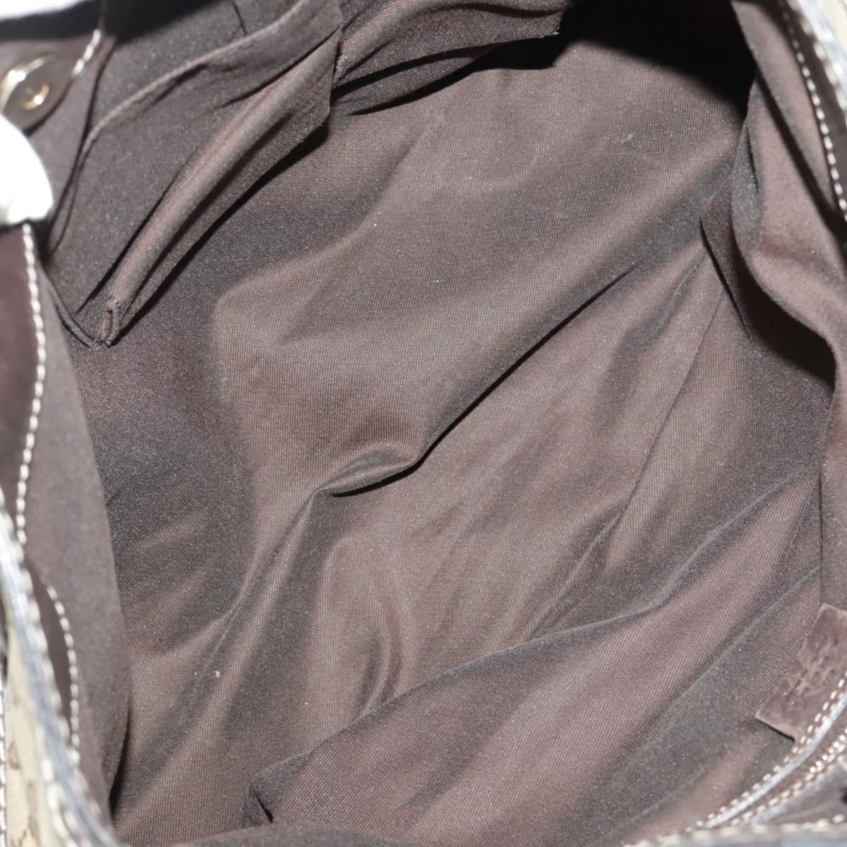 Gucci Gg Crystal Beige Canvas Handbag ()