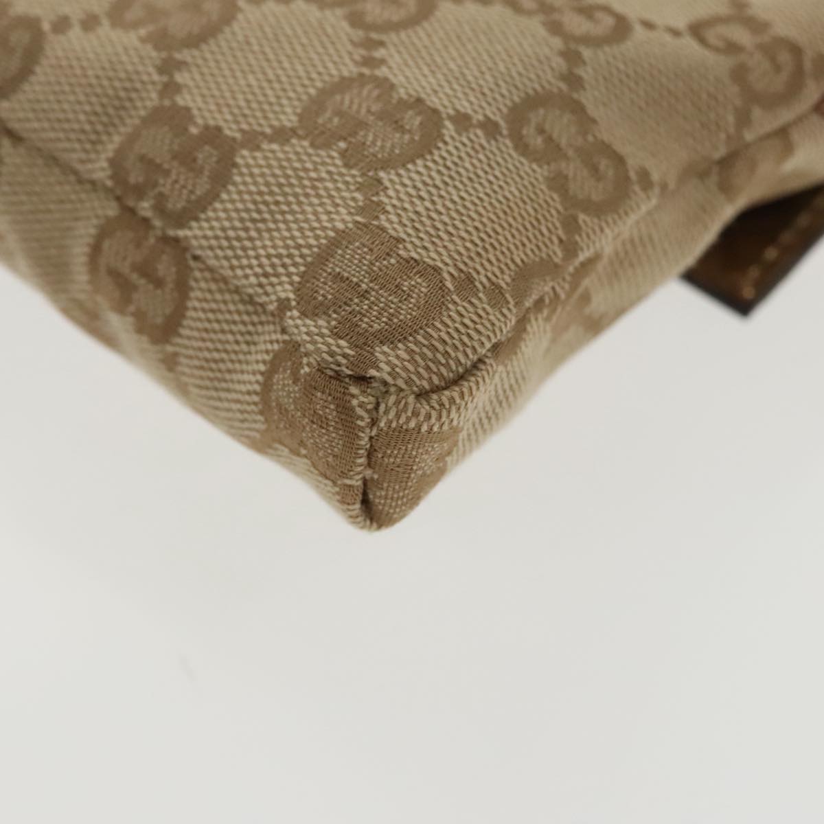 Gucci Beige Canvas Shoulder Bag ()