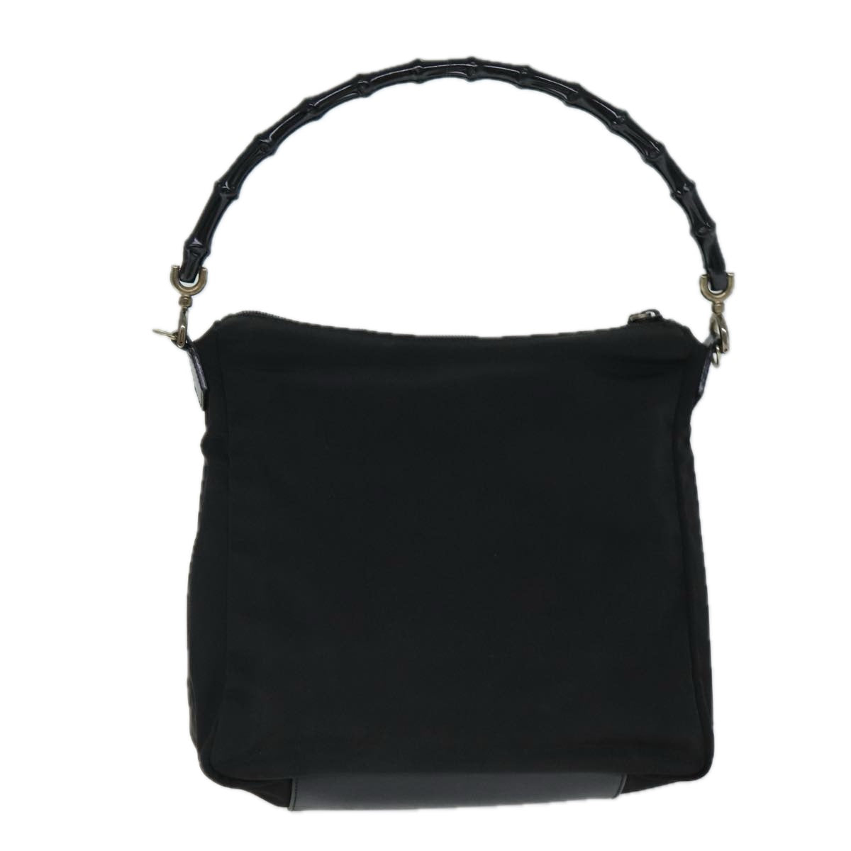 Gucci Bamboo Black Synthetic Handbag ()