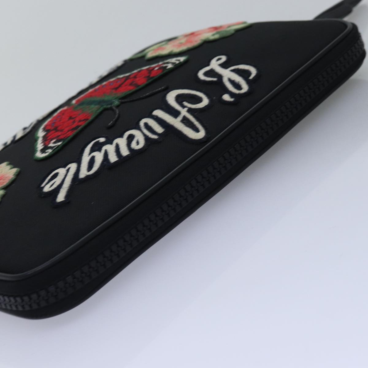 Gucci Techno Black Canvas Clutch Bag ()