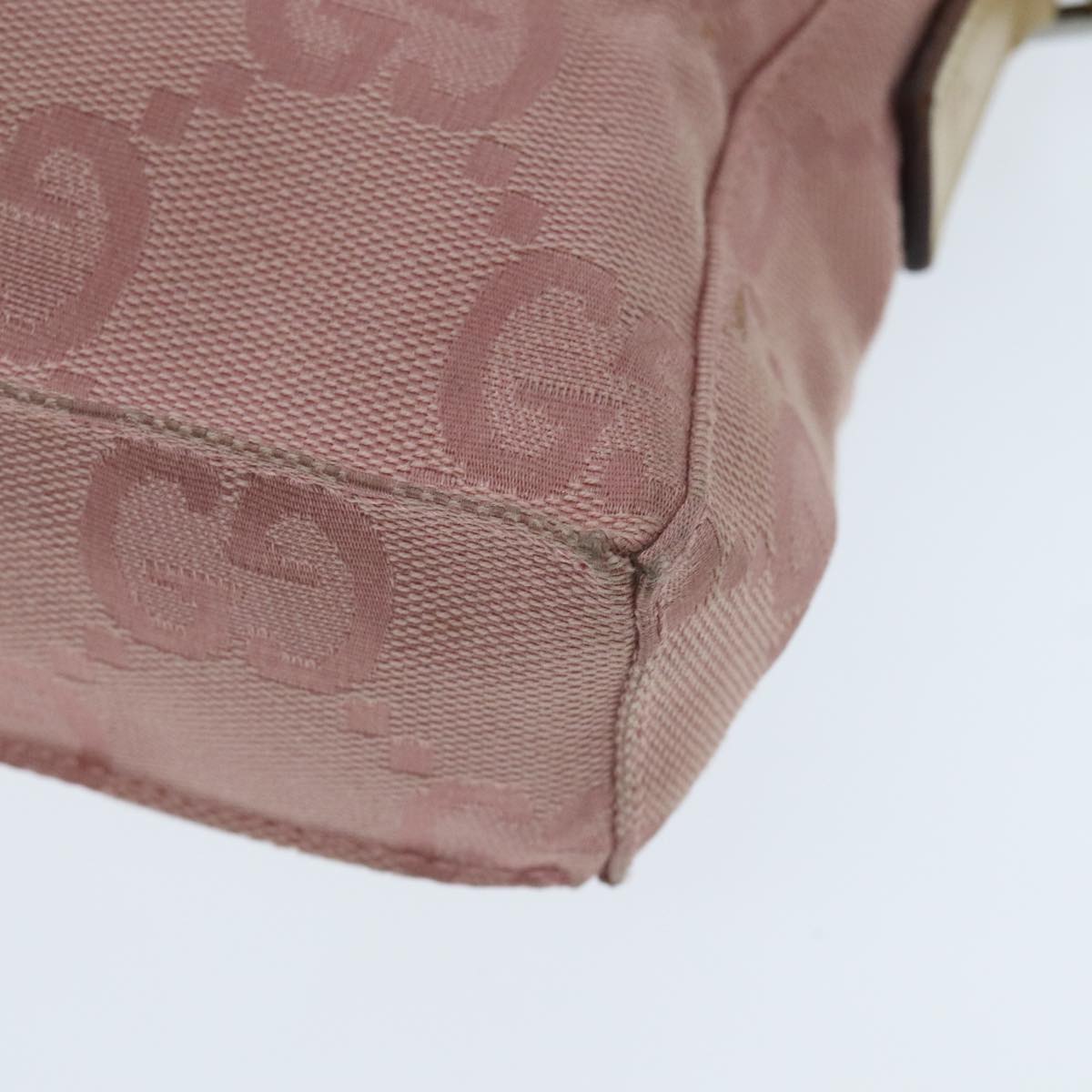 Gucci Gg Canvas Pink Canvas Shoulder Bag ()