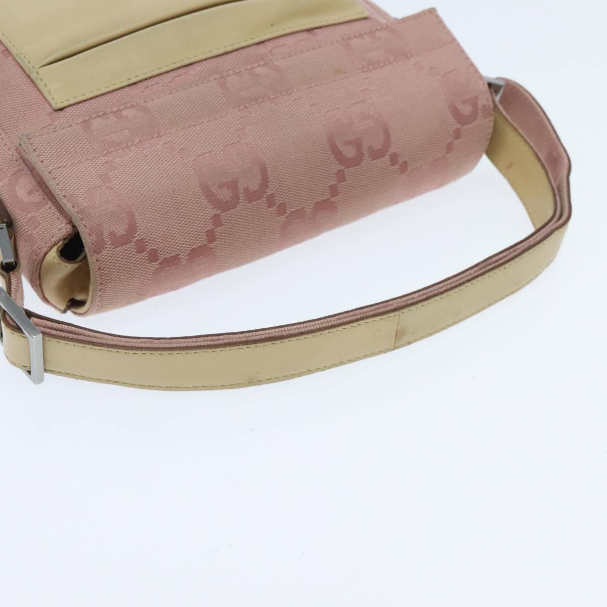 Gucci Gg Canvas Pink Canvas Shoulder Bag ()