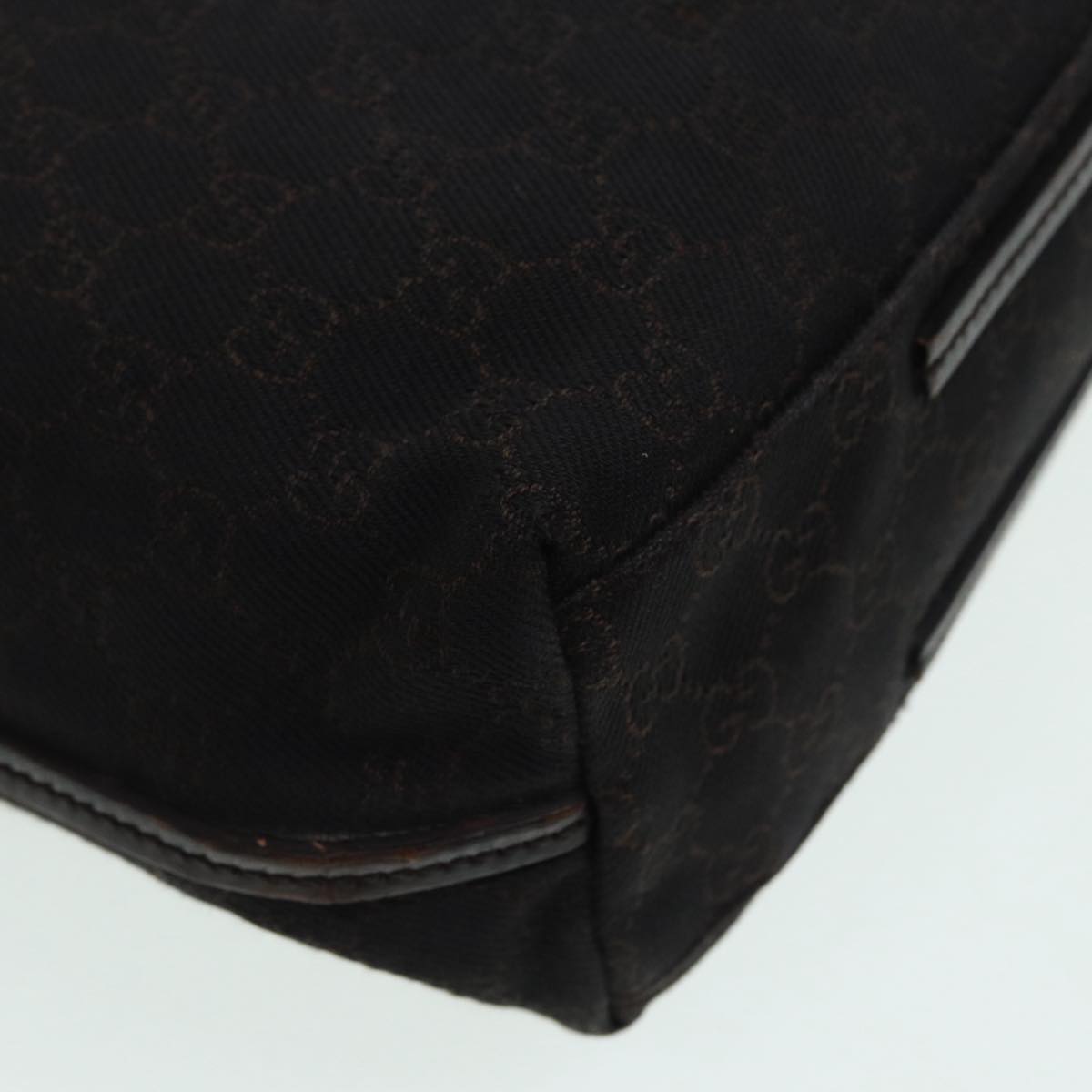 Gucci Gg Canvas Black Canvas Shoulder Bag ()