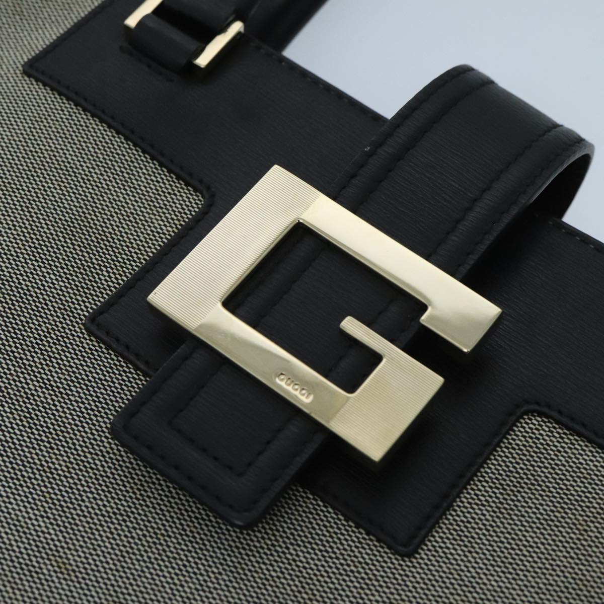 Gucci Grey Canvas Tote Bag ()