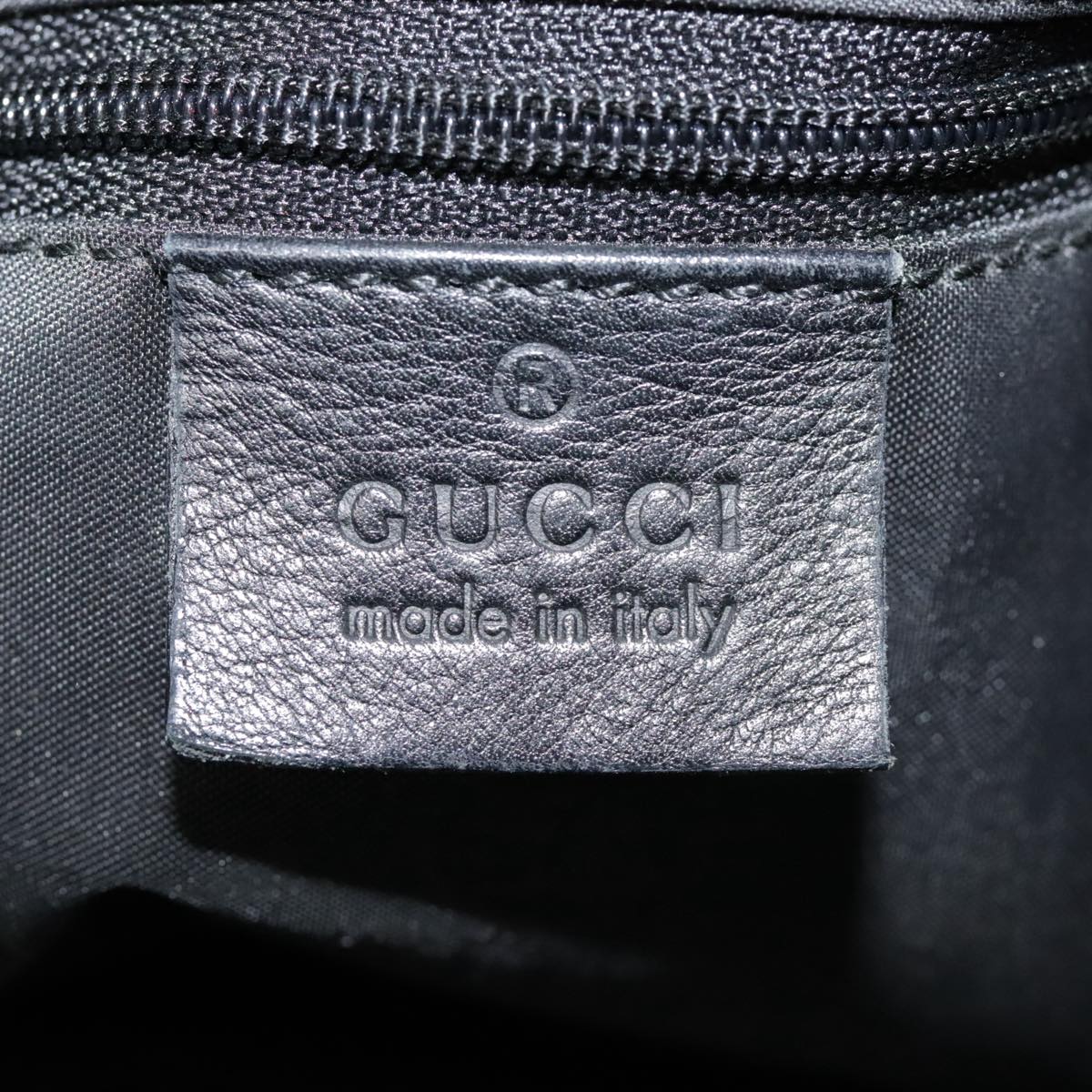 Gucci Black Leather Shoulder Bag ()