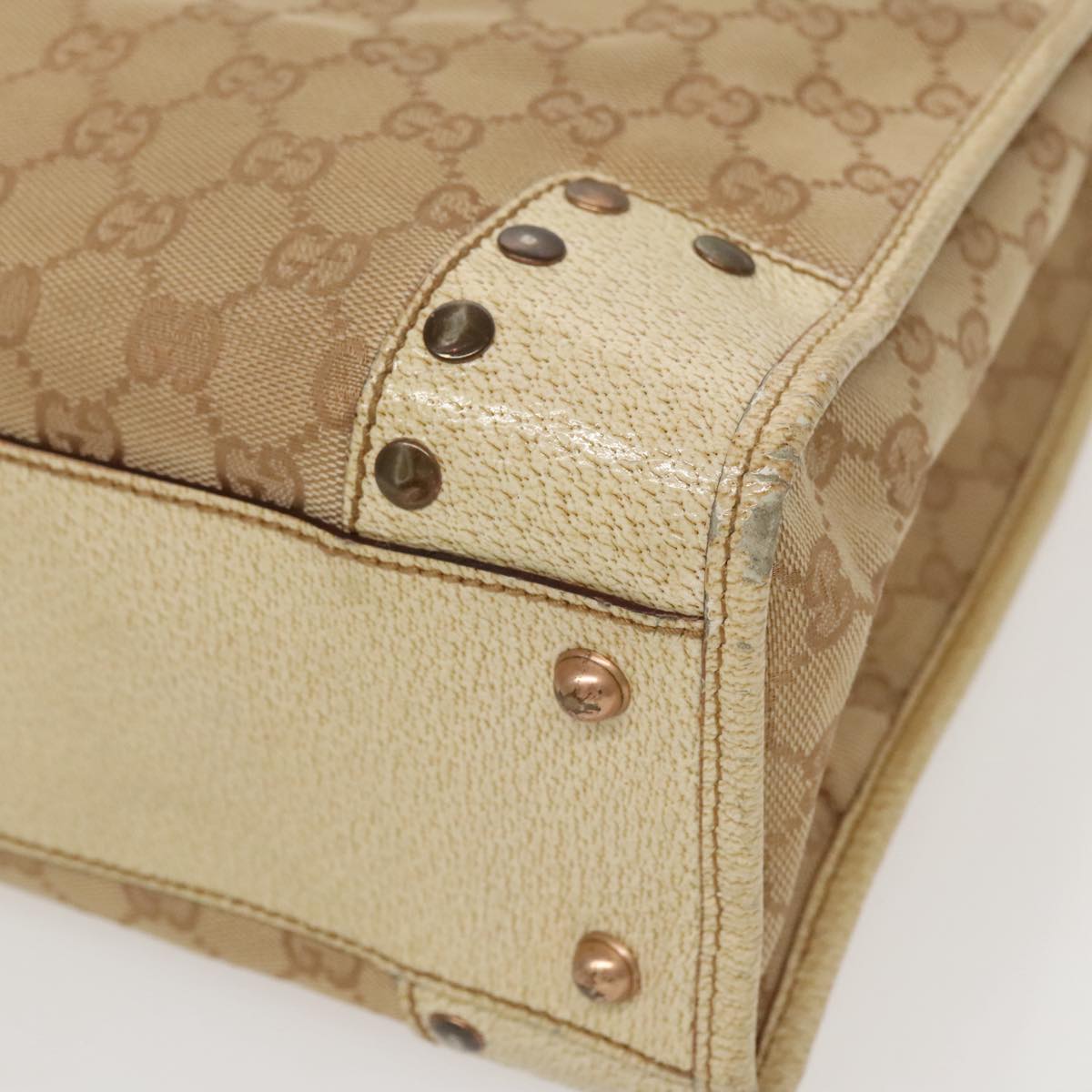 Gucci Beige Canvas Tote Bag ()