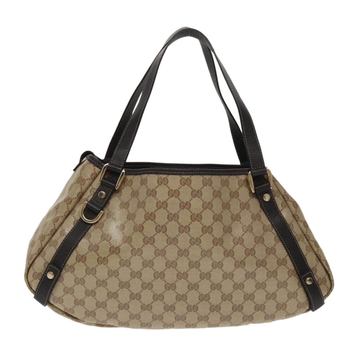Gucci Abbey Beige Canvas Tote Bag ()