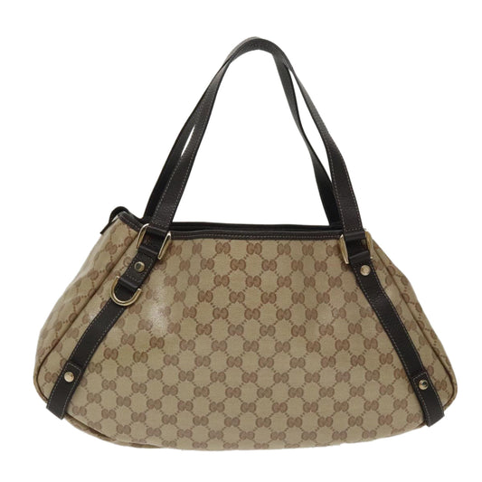 Gucci Abbey Beige Canvas Tote Bag ()
