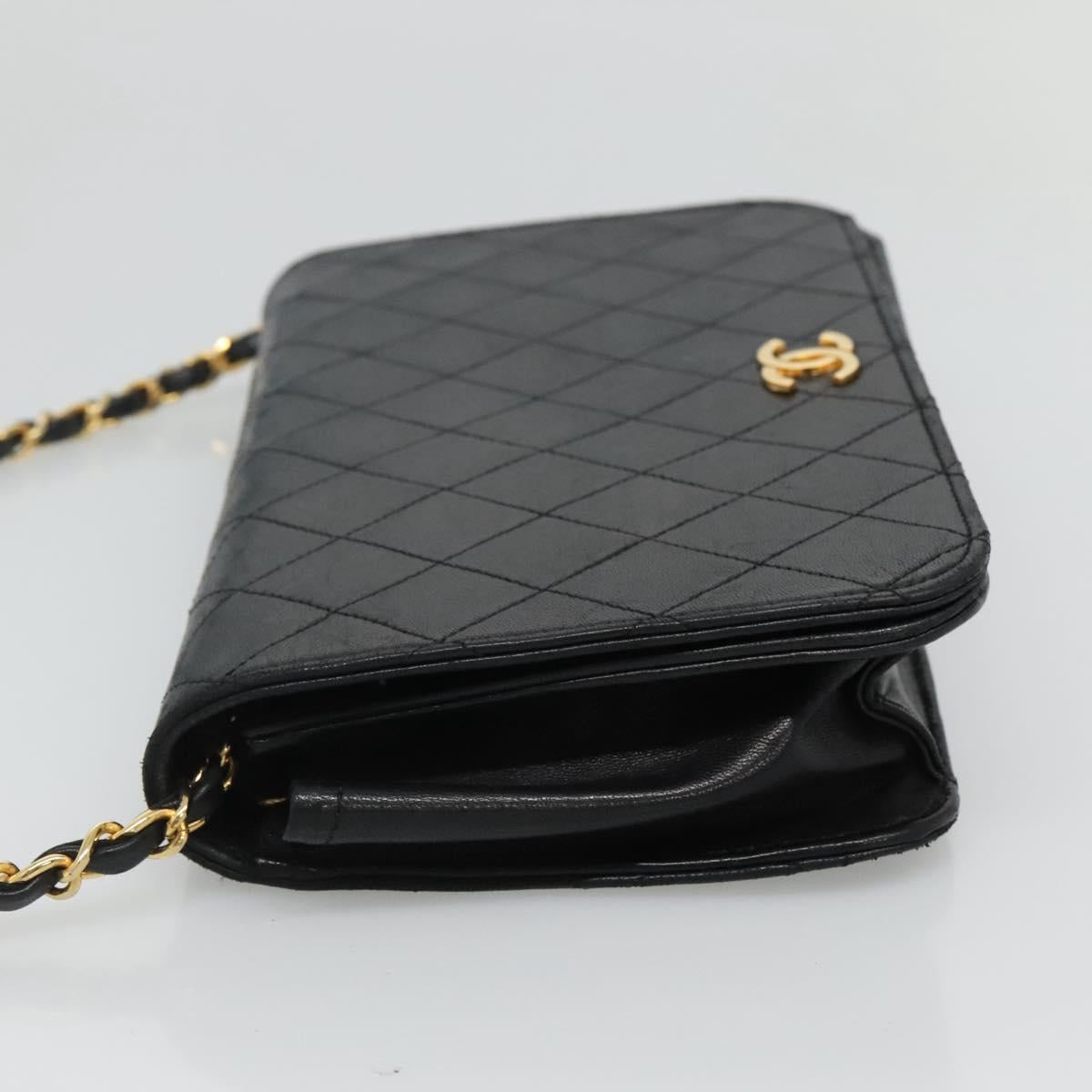 Chanel Wallet On Chain Black Leather Shoulder Bag ()