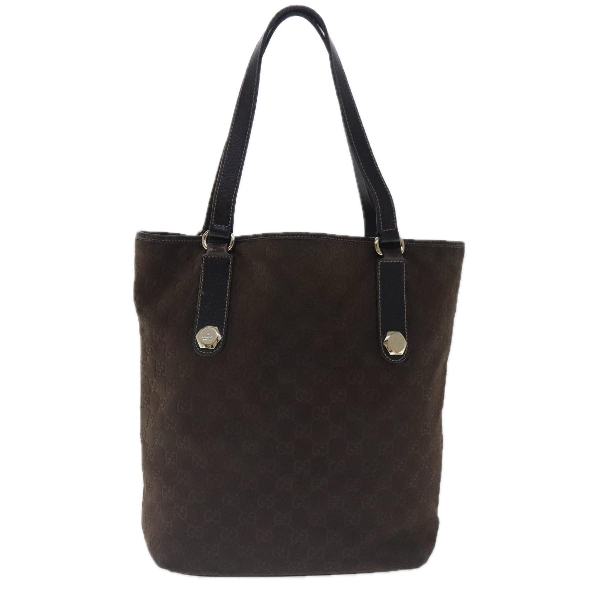 Gucci Brown Suede Tote Bag ()
