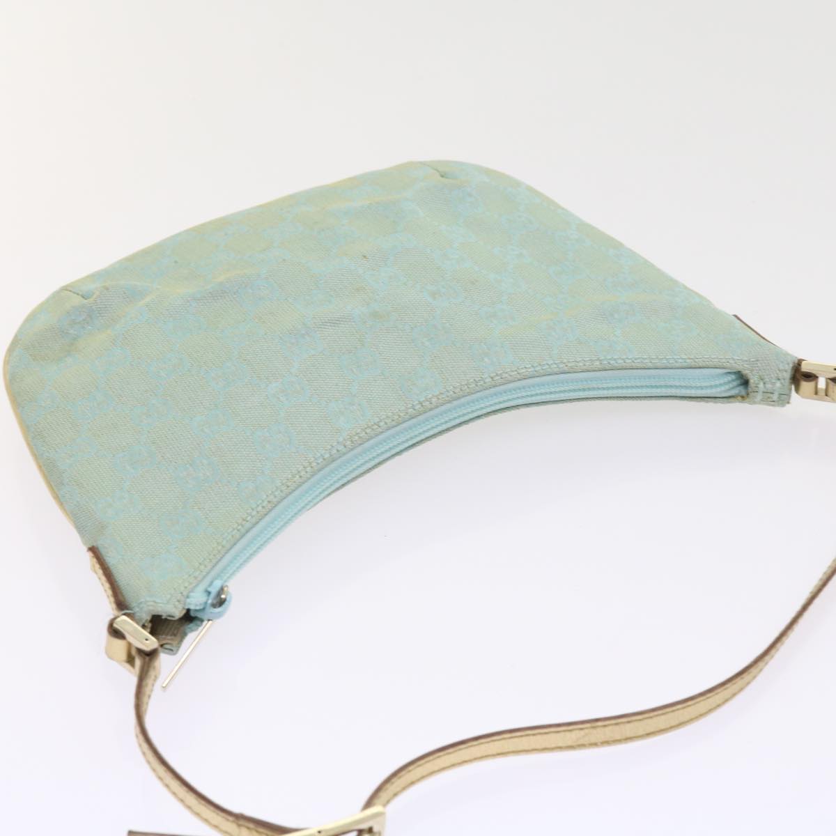 Gucci Gg Canvas Blue Canvas Clutch Bag ()
