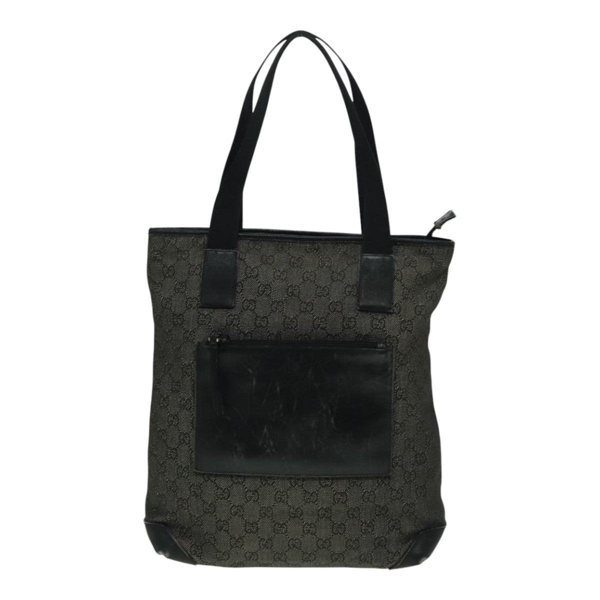 Gucci Black Canvas Shoulder Bag ()