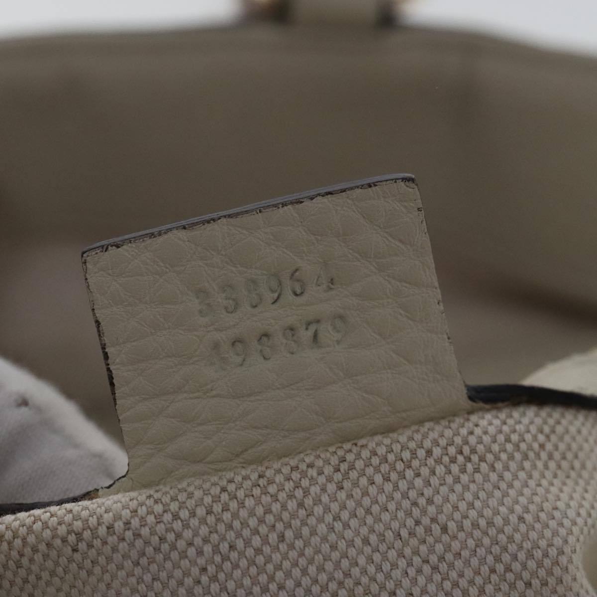 Gucci Bamboo Orange Canvas Shopper Bag ()