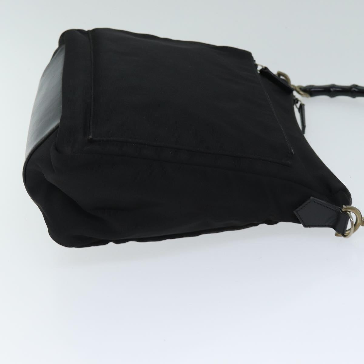 Gucci Bamboo Black Synthetic Handbag ()